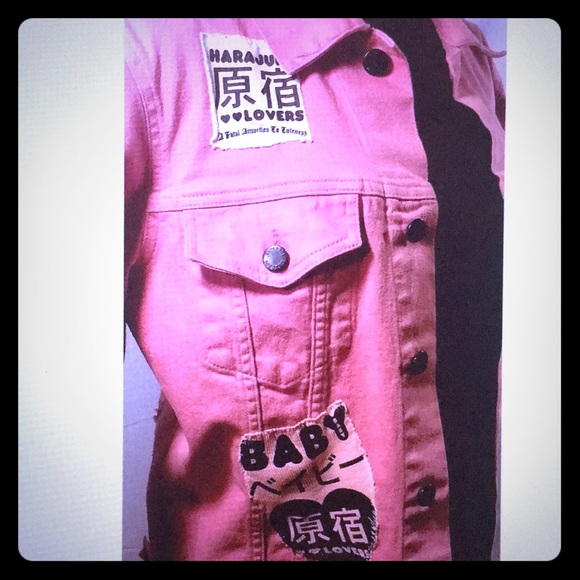 Lexa Vonn x Harajuku x Iceberg custom pink Jacket - Picture 5 of 8